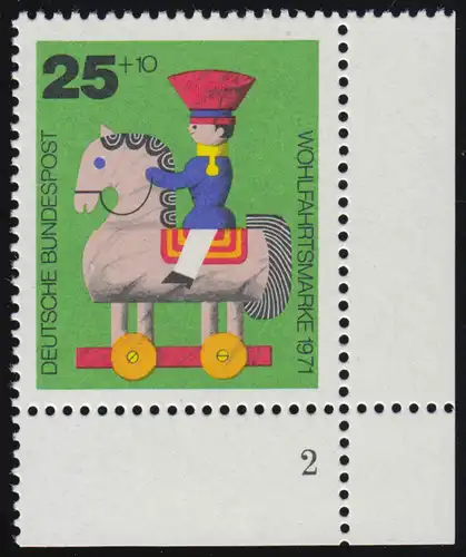 706 bien-être Jouet ancien 25+10 Pf Cavalier ** FN2