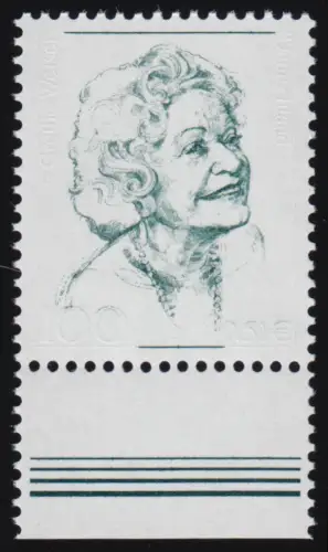 2149F Grethe Weiser - fehlende Farbe braun, postfrisch **