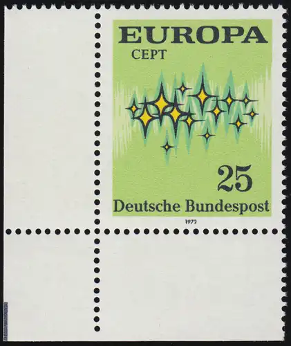 716 Europa 25 Pf Symbol ** Ecke u.l.