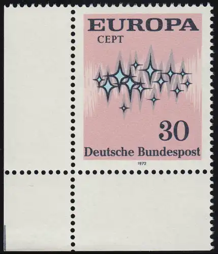 717 Europa 30 Pf Symbol ** Ecke u.l.