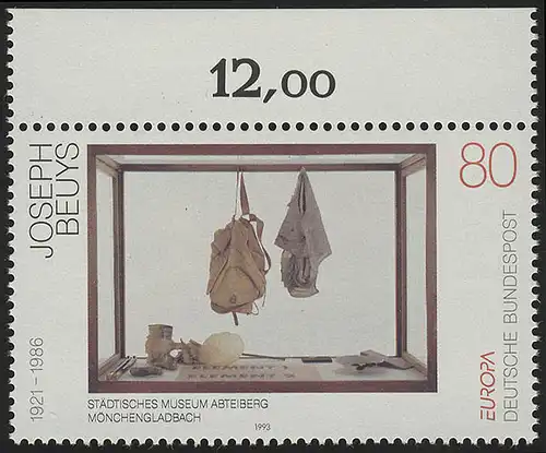 1673 Europa 80 Pf Beuys ** Oberrand