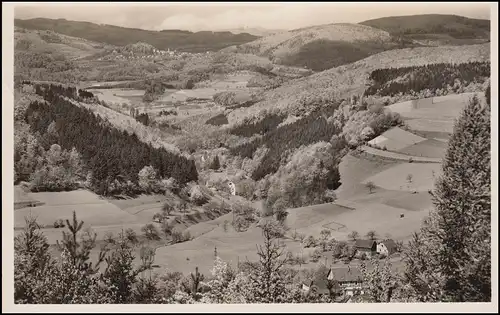 Landpost Weschnitz sur FÜRTH (ODENWALD) 15.5.53 sur AK Weschnitztal Lindenfels