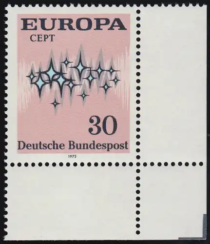 717 Europa 30 Pf Symbol ** Ecke u.r.