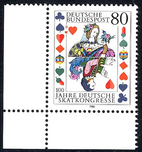 1293 Deutsche Skatkongresse ** Ecke u.l.