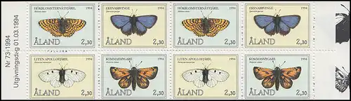 Aland Carnets de marque 2 papillons, frais de port **