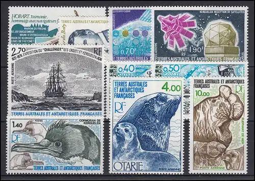 Antarktis französisch - 126-135 Jahrgang 1978/79 kpl., postfrisch / MNH **