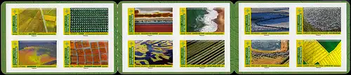 Carnets de marque 7809-7820 Paysages 2021, autocollant, ** / MNH