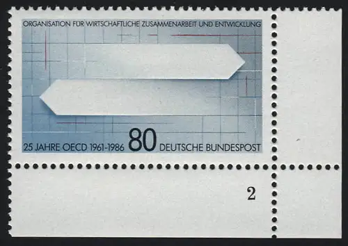 1294 OECD, postfrisch ** mit Formnummer FN2