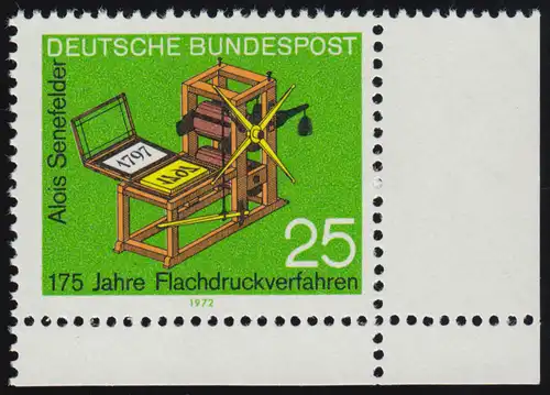 715 Flachdruckverfahren ** Ecke u.r.