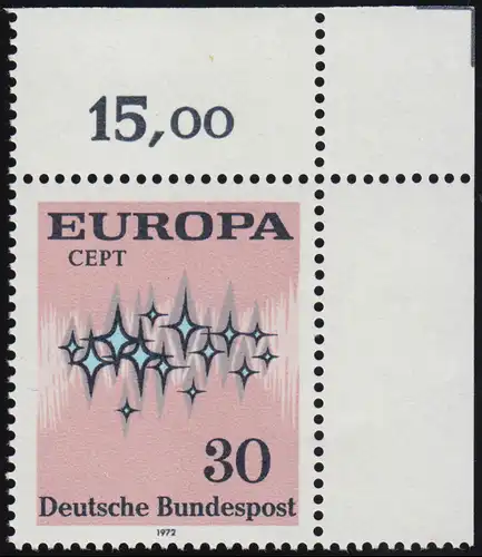 717 Europa 30 Pf Symbol ** Ecke o.r.