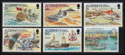 48-53 Guernesey-Alderney 1991 post-freease ** / MNH