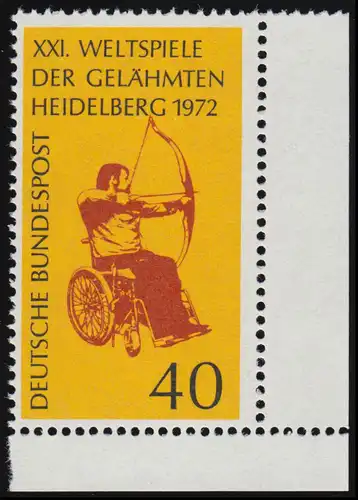 733 Jeux mondiaux des paralysés ** Coin et r.