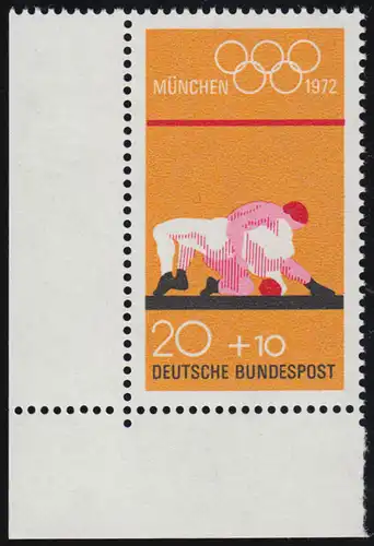 719 Jeux olympiques d'été 20+10 anneaux Pf ** coin et l.