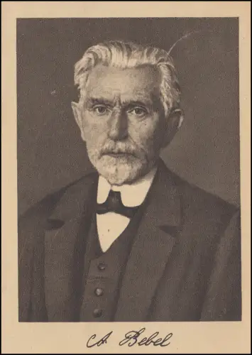 Vereinigungsparteitag SPD und KPD 21.4.46 + SPD-Parteitag 19.4.46 AK Bebel