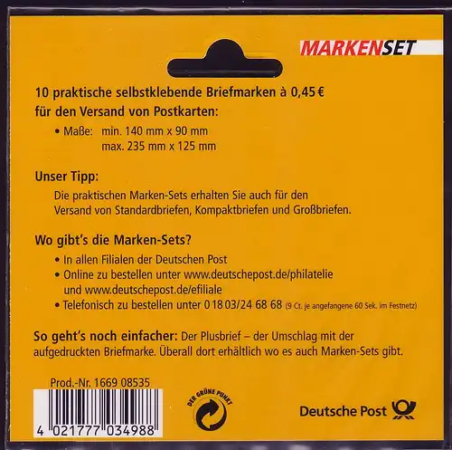 58bI B b MH Leuchttürme im Blister OHNE Gebührenangaben, **