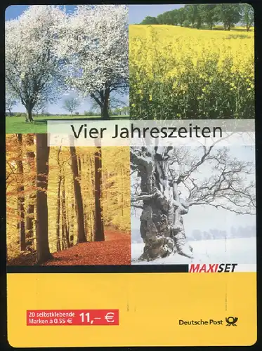 65aLb MH Jahreszeiten, MIT Grünem Punkt und kleinem, roten Aufkleber / Label, **