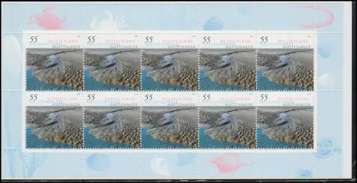 2407 Wattenmeer - Zehnerbogen im Blister postfrisch **