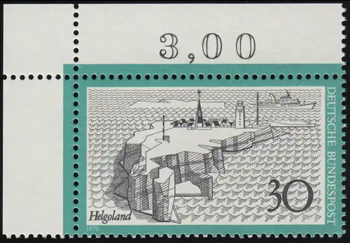 746 Tourisme 30 Pf Helgoland ** Coin o.l.