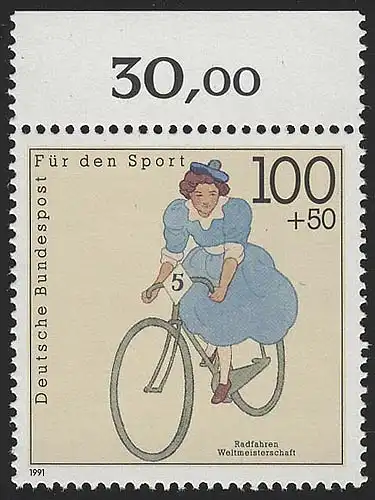 1500 Sporthilfe 100+50 Pf Radfahren ** Oberrand