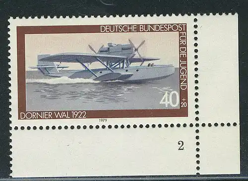 1005 Jeunesse Aéronautique 40+20 Pf ** FN2