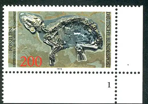 975 Fossilien 200 Pf Urpferdchen ** FN1