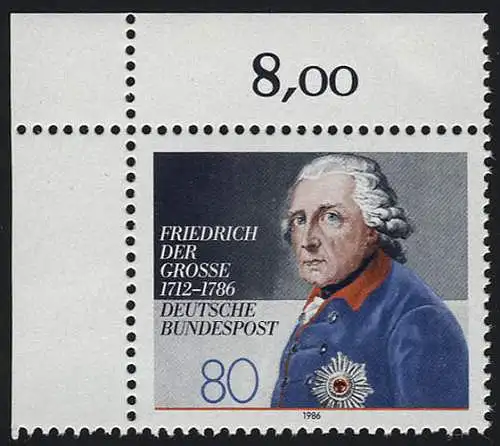 1292 Friedrich der Große ** Ecke o.l.