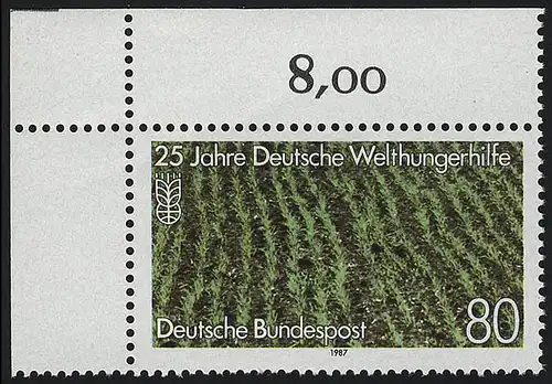 1345 Aide à la famine dans le monde ** Coin o.l.