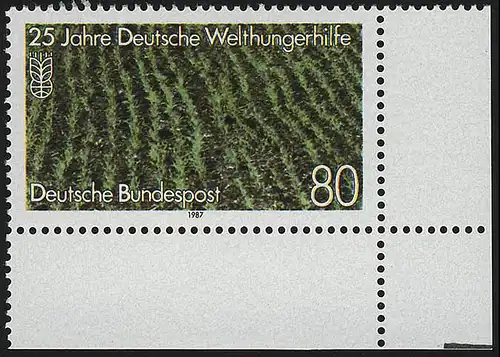1345 Aide à la famine dans le monde ** Coin et r.