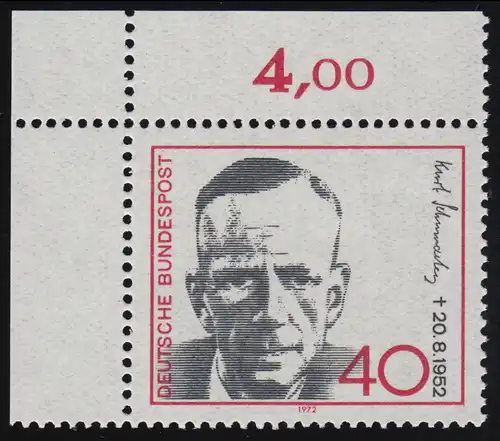 738 Kurt Schumacher ** Coin o.l.