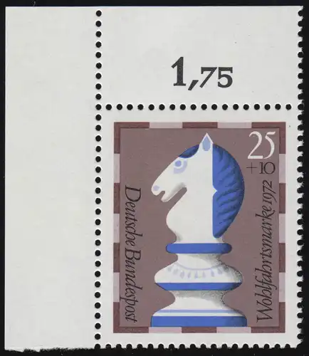 742 personnages d'échecs de bien-être 25+10 Pf Springer ** coin o.l.