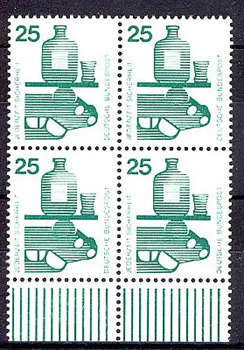 697 Prévention 25 Pf UR-Quaterbl. ** post-fraîchissement