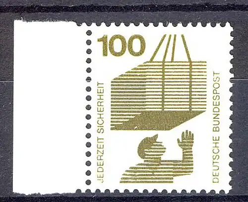 702 Prévention des accidents 100 Pf bord de page ** frais de port