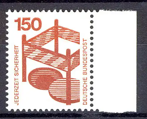 703 Prévention des accidents 150 Pf bord de page re. ** frais de port