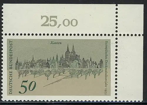 863 Europe 50 pfen Xanten ** Coin o.r.