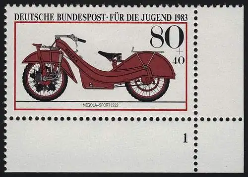 1170 Jugend Motorräder Megola-Sport 80+40 Pf ** FN1
