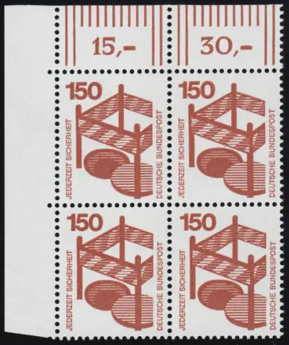 703 Prévention des accidents 150 Pf Eck-Vbl. ol ** post-fraîchissement