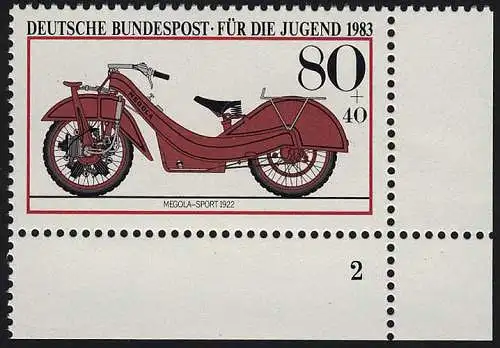 1170 Jugend Motorräder Megola-Sport 80+40 Pf ** FN2