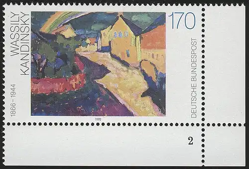 1619 Deutsche Malerei 170 Pf Kandinsky ** FN2
