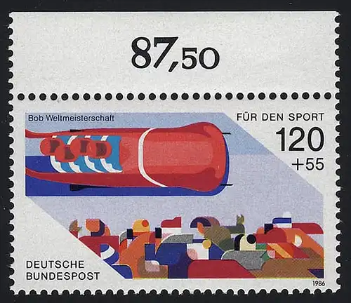 1270 Viererbob 120+55 Pf ** Oberrand