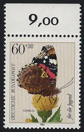 1203 Jugend Admiral 60+30 Pf ** Oberrand
