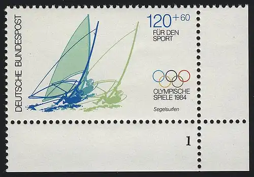 1208 Olympische Sommerspiele 120+60 Pf ** FN1
