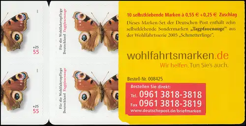 60 Lb MH Schmetterlinge - mit kleinem Aufkleber, postfrisch **