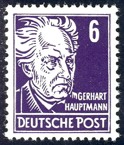 328 Gerhard Hauptmann 6 Pf **