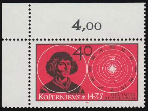 758 Nikolaus Copernic ** Coin o.l.