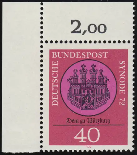 752 Synode Würzburg ** Coin o.l.