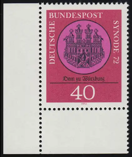 752 Synode Würzburg ** Coin et l.