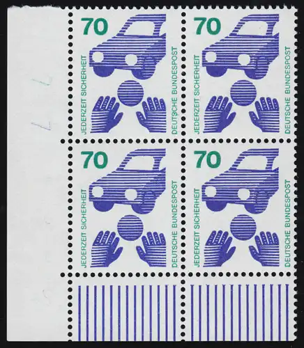 773 Prévention des accidents 70 Pf Eck-Vbl. ul ** post-fraîchissement