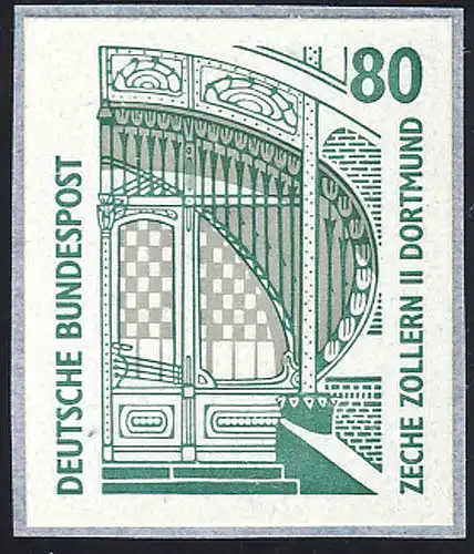 1533 SWK selbstklebend 80 Pf Zeche Dortmund, **