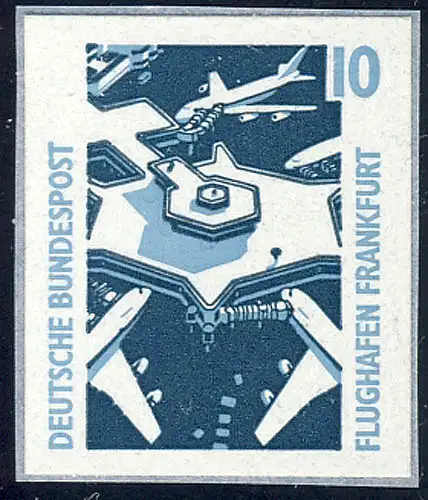 1531 SWK selbstklebend 10 Pf Flughafen Frankfurt/Main, **