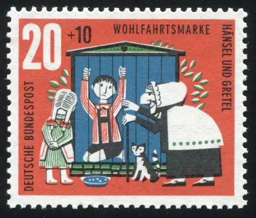371I Wofa 20 Pf mit PLF I  Bruch im Haar der Gretel, Feld 5, **